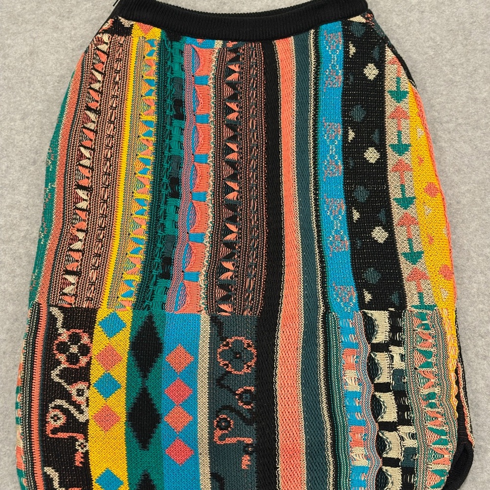 RARE vintage 90s ARCHIVAL COOGI Australia 3D Knit Wool Skirt